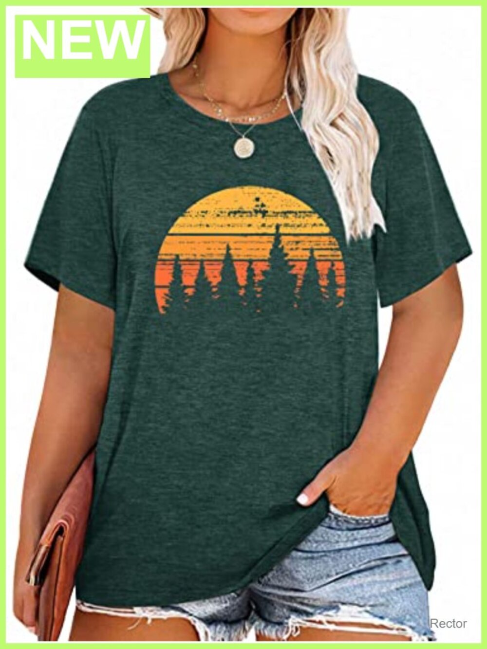 Plus Size Womens Graphic Tee Short Sleeve Loose Fit Casual T-Shirt